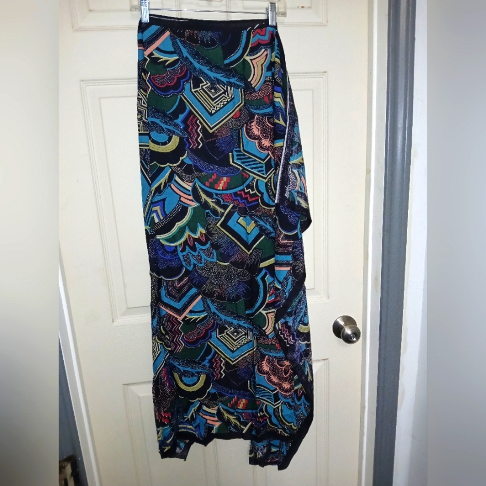ZAZOU Scarves Black & Blue